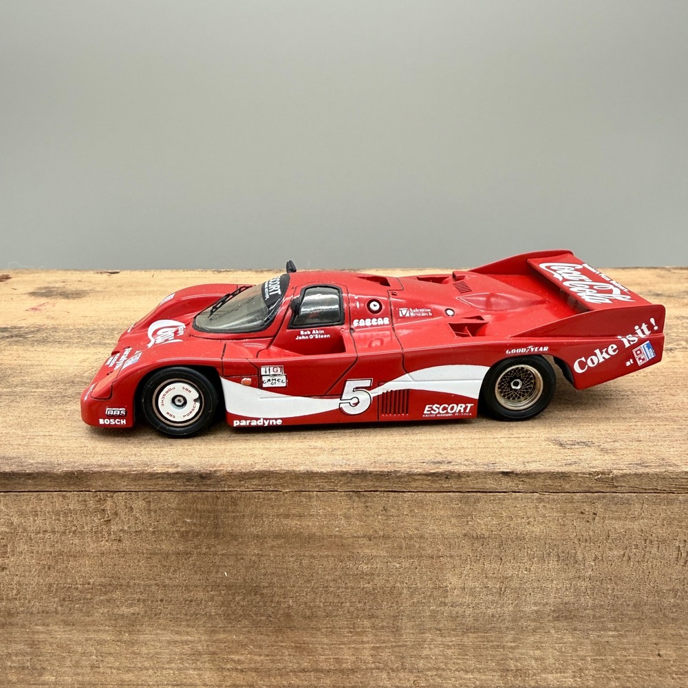 Starter Porsche 962 Coca-Cola IMSA 1984 Robb Brown Hand Built 1:43 Model Car